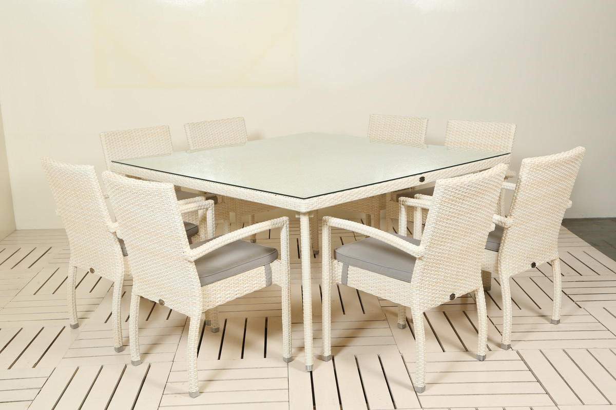 NICE W DIN TABLE WHITE 150X150 - 5