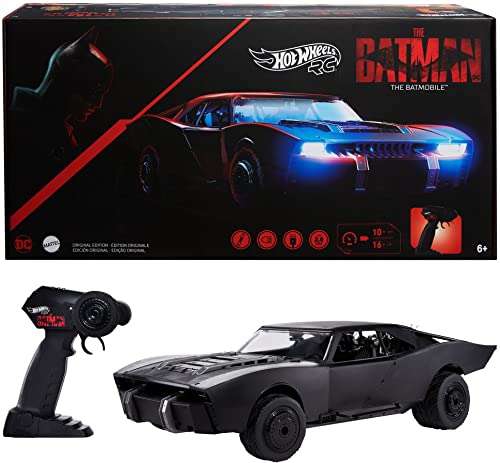 Amazon: Hot Wheels Batmobile RC escala 1/10. 
