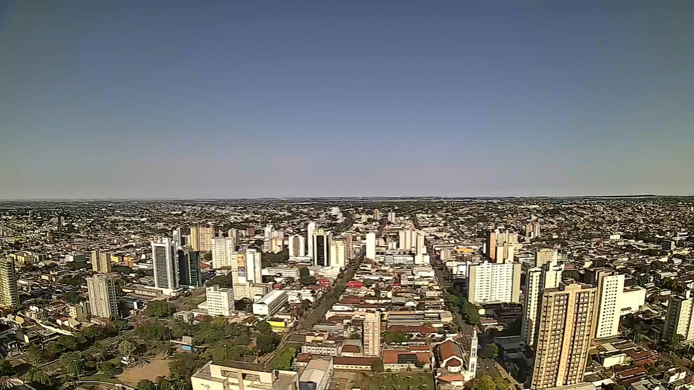 Campo Grande nesta manhã de domingo