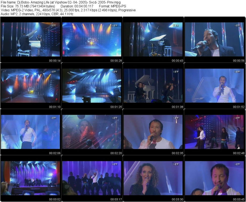 Dj Bobo- Amazing Life (at Vipshow 02- 04- 2005)- Svcd- 2005- Pmv.mpg_tn