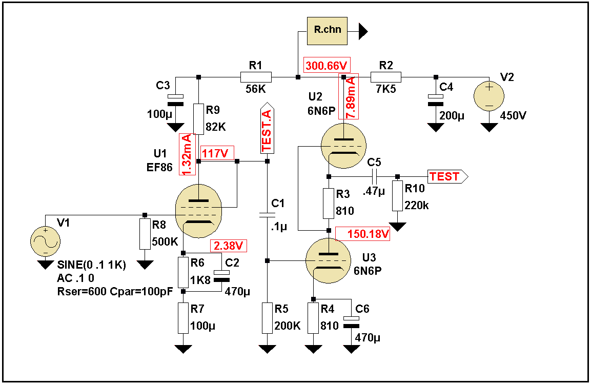 SCHEMA DE TEST tensiuni static