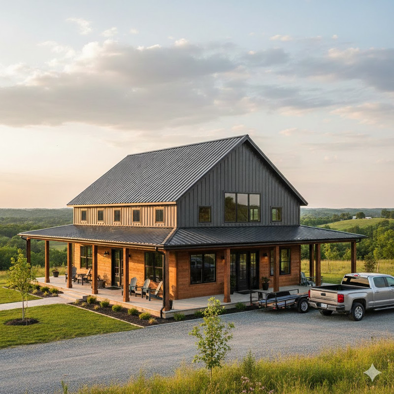 Barndominium construction