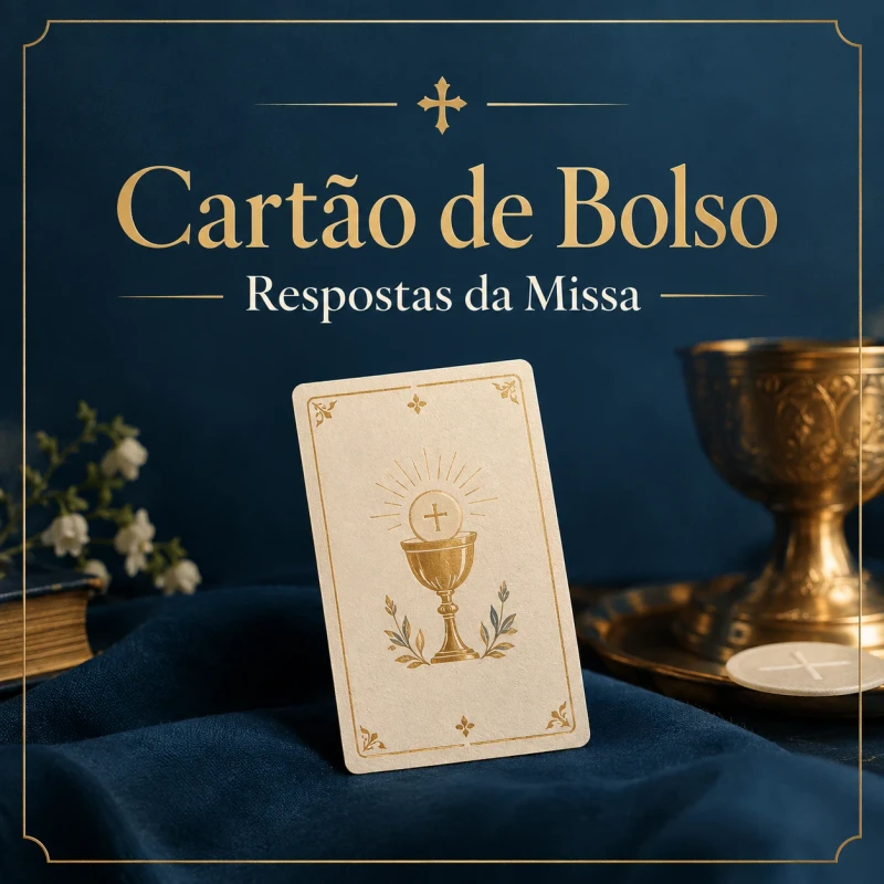 Capa: Cartão de Bolso Respostas da Missa