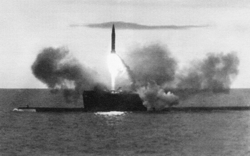 Пуск ракеты с пр. 658.