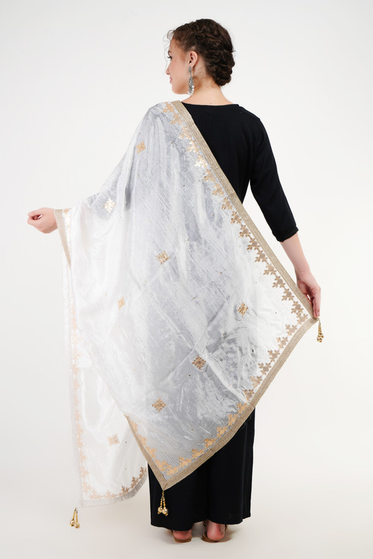 Sciarpa stola Way2Like Art seta Dupatta dolce Arif design sciarpe hijab designer - Foto 25 di 45