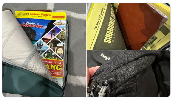 Viral pad penumpang bus Rosalia indah dimaling dan diganti dengan buku.