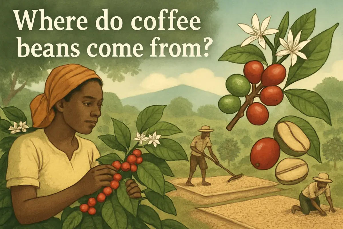 DoCoffeeBeansComeFrom