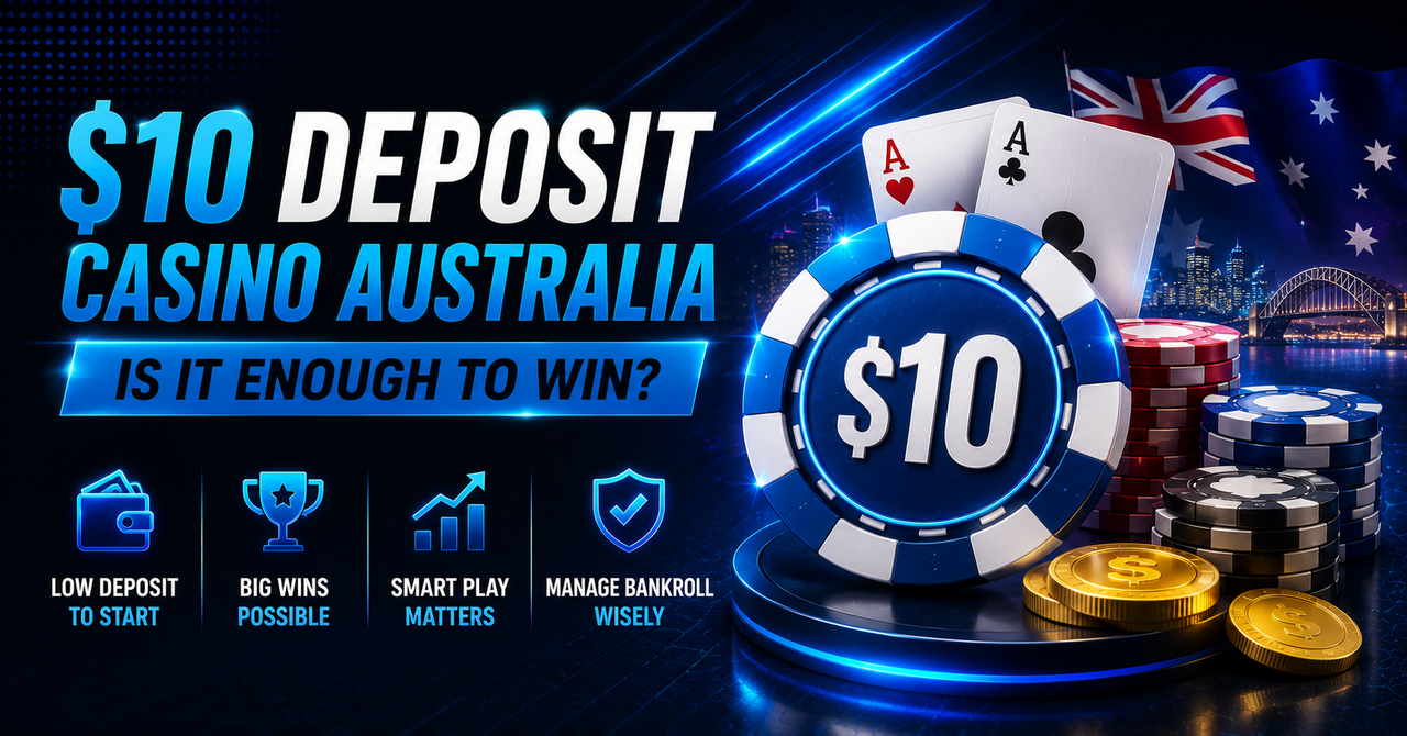 $10 deposit casino Australia