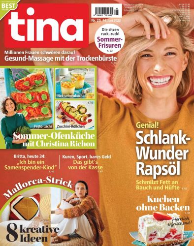 Tina Frauenmagazin No 25 vom 14  Juli 2023