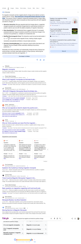 Screenshot 2026 02 13 at 11 42 16 what if monopole has negative and electron positive charge Googl