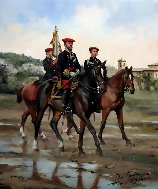 Carlista, Don Carlos,Augusto Ferrer Dalmau