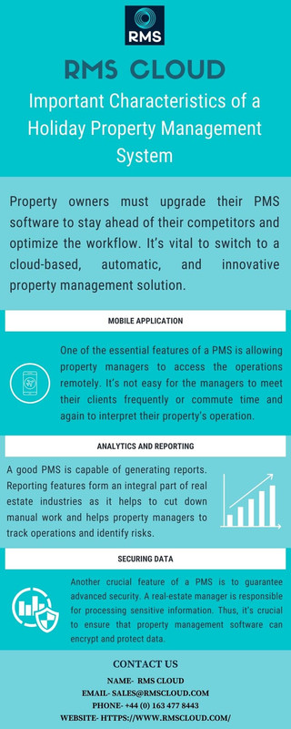 Important Characteristics of a Holiday Property Management System