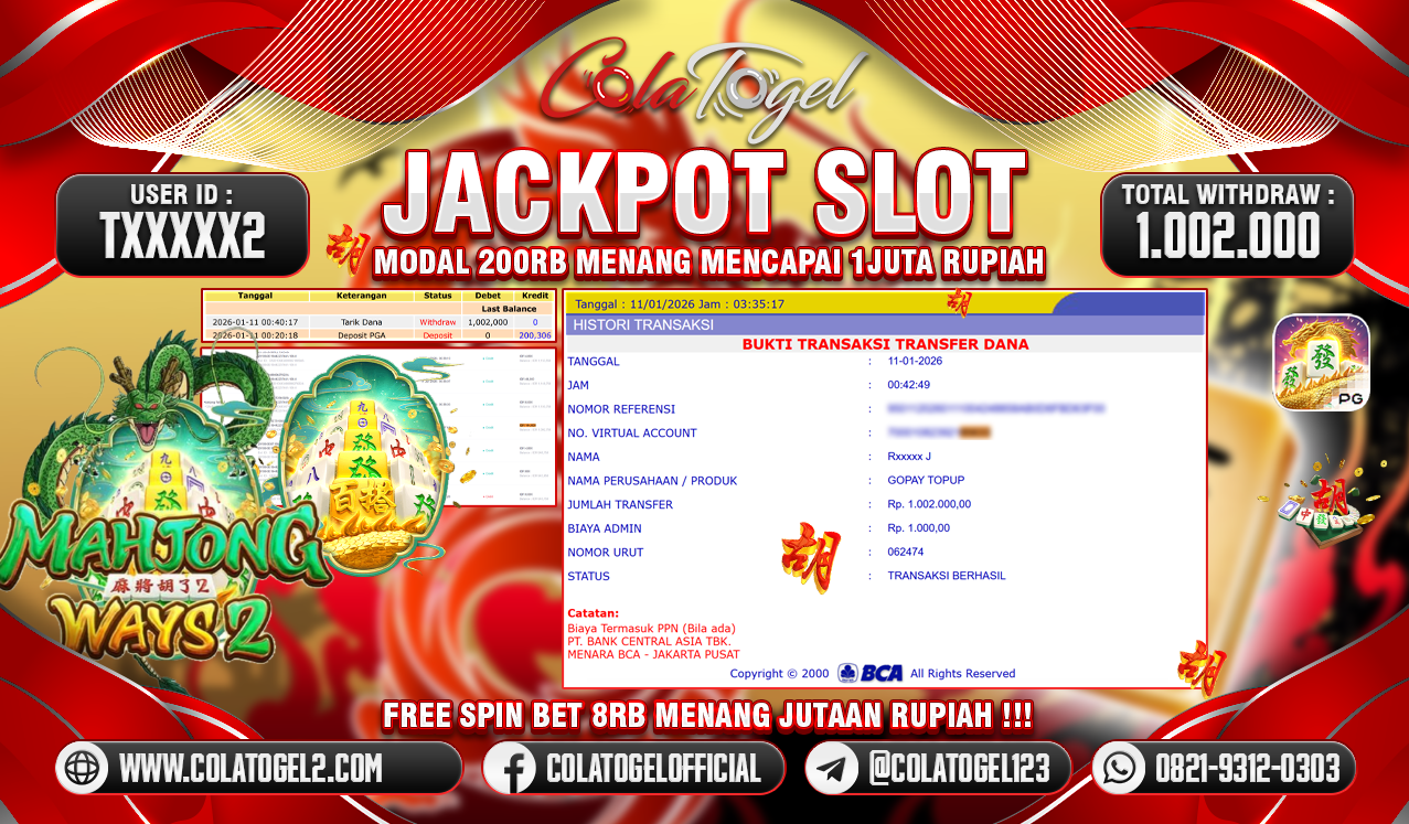 JACKPOT SLOT GACOR!!
