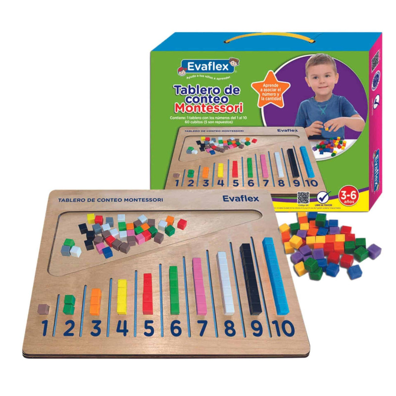 TABLERO DE CONTEO MONTESSORI