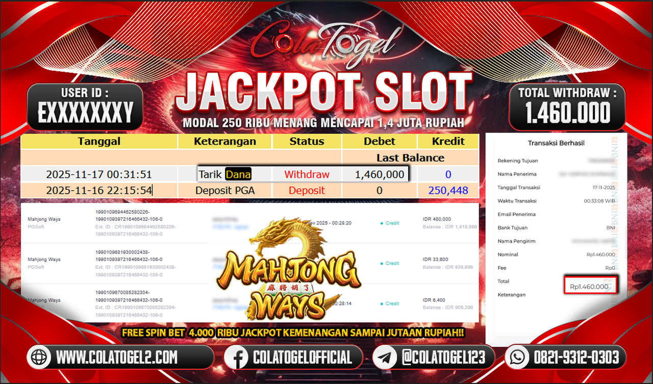 JACKPOT SLOT GACOR!!