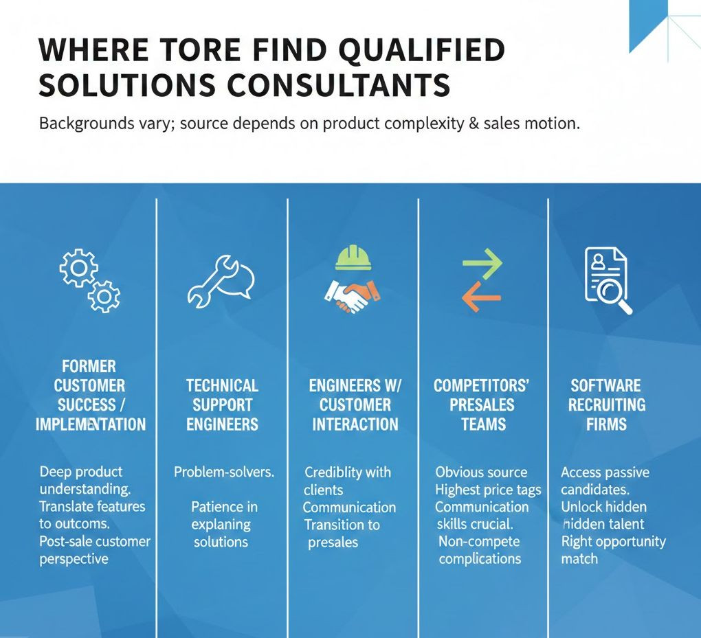 Where to find qualified Solutions Consultants and Sales Engineers