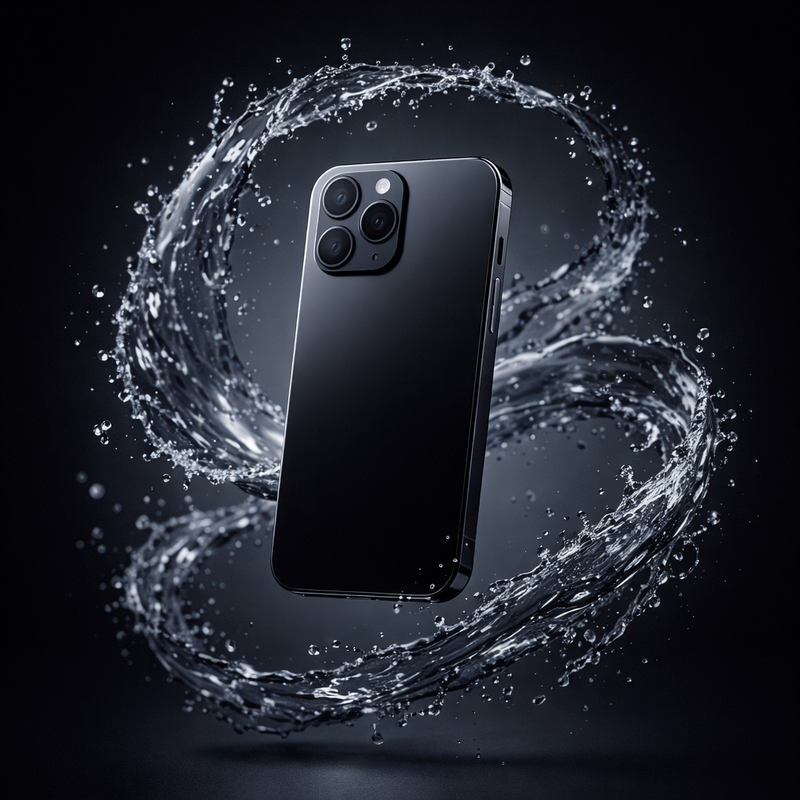 Sản phẩm được bao quanh bởi vòng xoáy nước