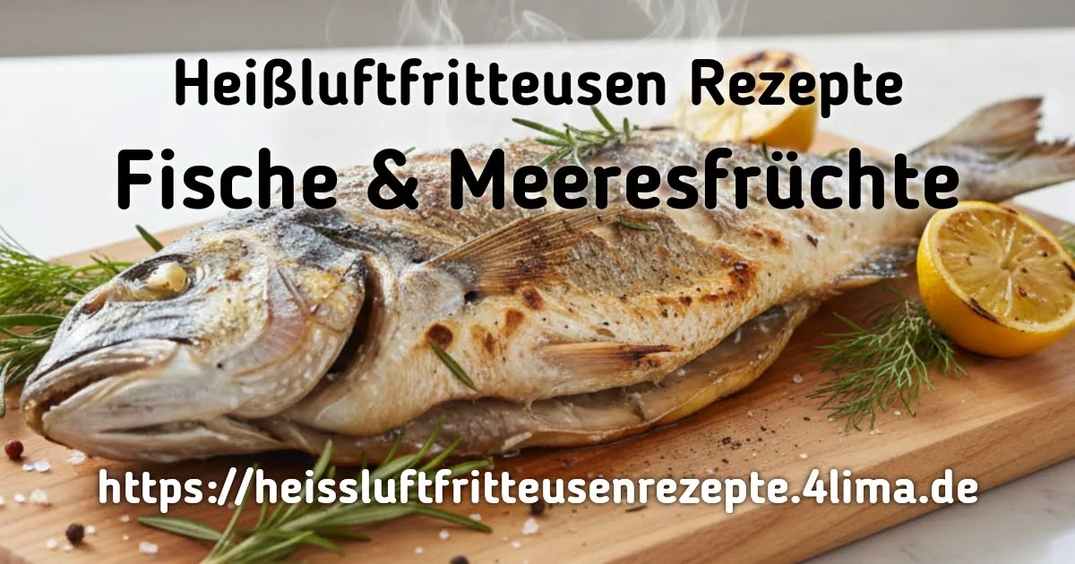 Fisch gesund und fettarm in der Heißluftfritteuse zubereiten