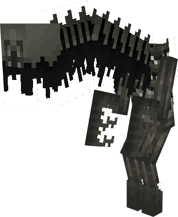 A creature composed of bones with a long neck