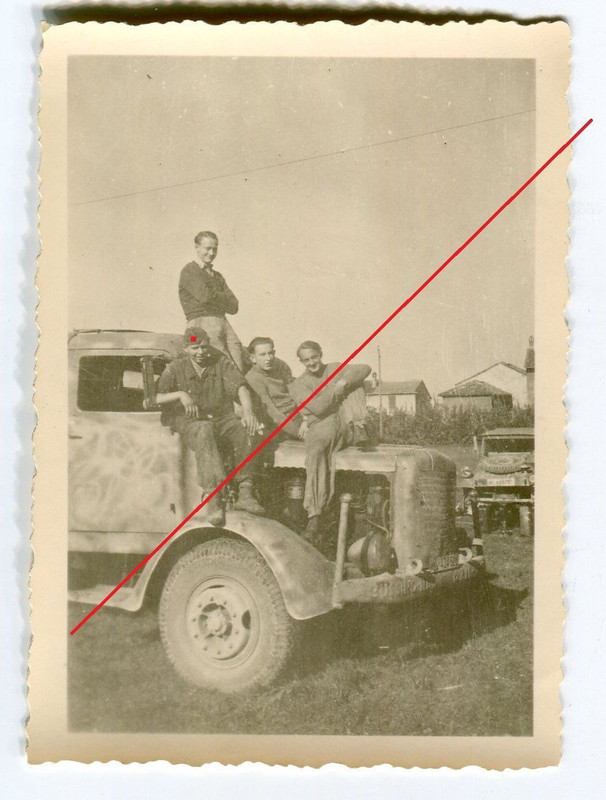 Original Foto LKW Büssing Sdkfz Tarnanstrich Cam