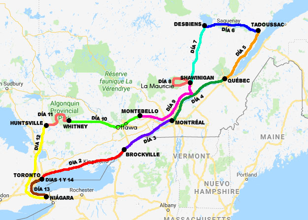 DOS SEMANAS EN EL ESTE DE CANADÁ (ONTARIO Y QUÉBEC) - Blogs de Canada - Preparación del viaje (3)