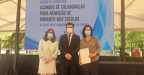 PORTALEGRE: PRESIDENTE DA CÂMARA MUNICIPAL ASSINA ACORDO DE COLABORAÇÃO PARA A REMOÇÃO DE AMIANTO NAS ESCOLAS