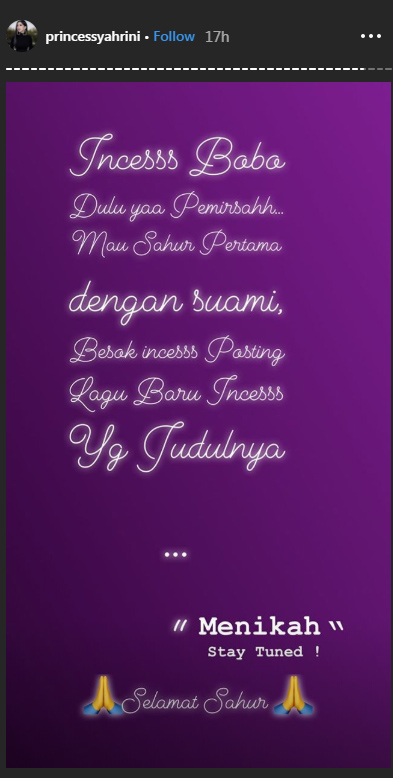 Postingan Syahrini