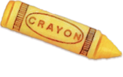 Yellow crayon