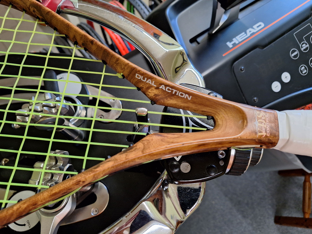Large racquet stringing help