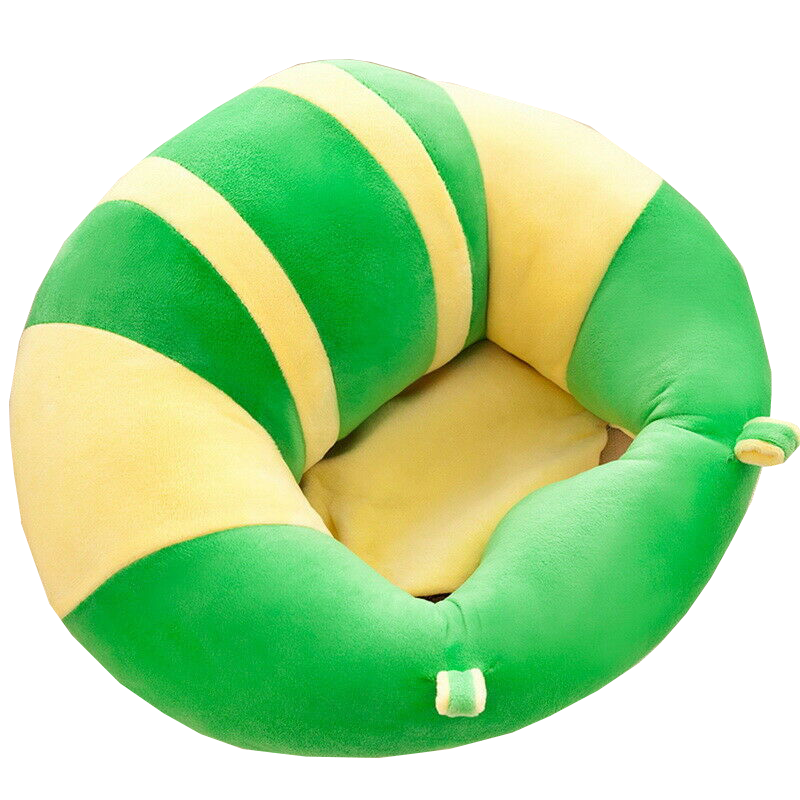 Green /& Pink Frog Baby Support Seat Sit Up Cushion Plush Chair Pillow Protector