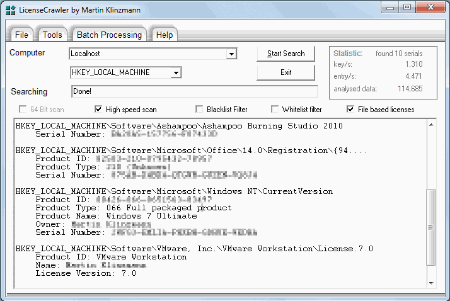 LicenseCrawler 2.9.2736 Multilingual