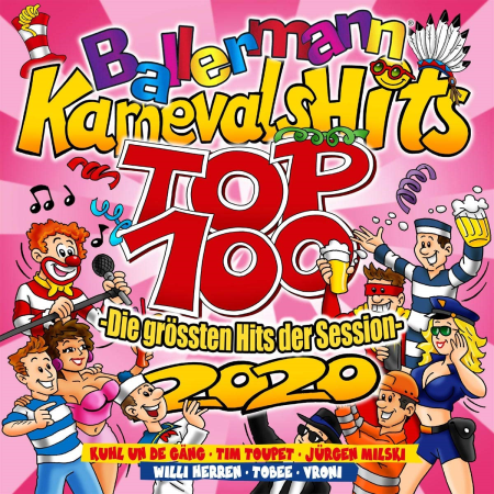 VA - Ballermann Karnevals Hits Top 100 2020 die Größte