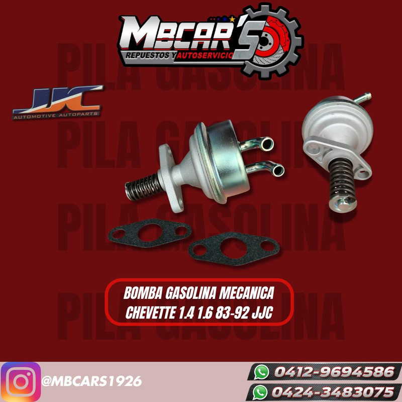 BOMBA DE GASOLINA MECANICA CHEV CHEVETTE 1.4/ 1.6 83-92