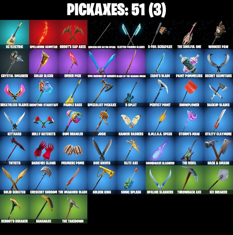pickaxes comp