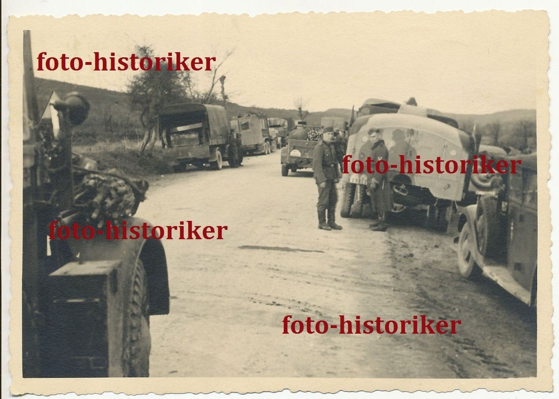 Pz Jäger BALKAN LKW PKW Kolonne Tankwagen Kessel