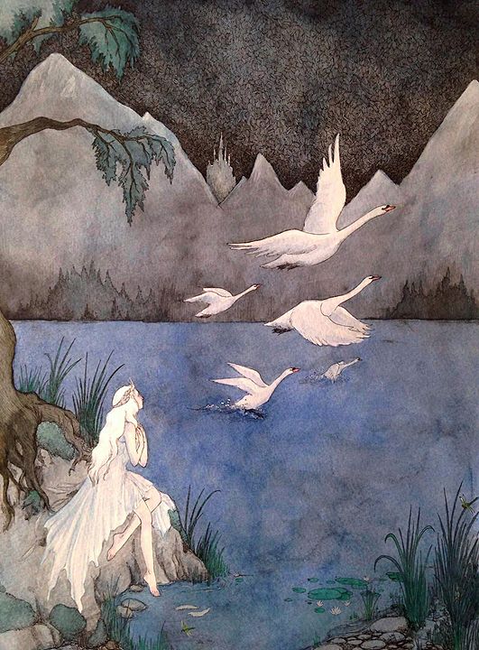 [Hết] Hình ảnh cho truyện cổ Grimm và Anderson  - Page 28 Swan-lake-5