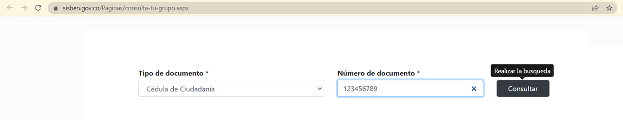 Consulta el sisben por cédula