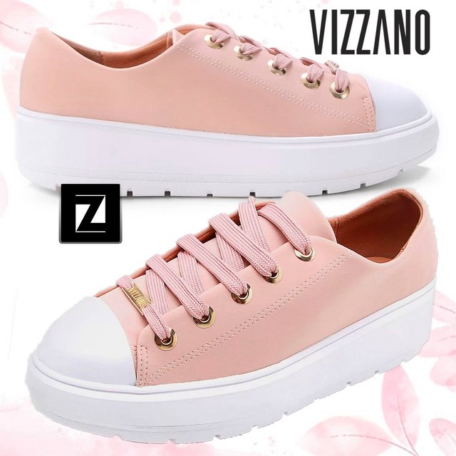 Tênis Vizzano Flatform Liso Feminino