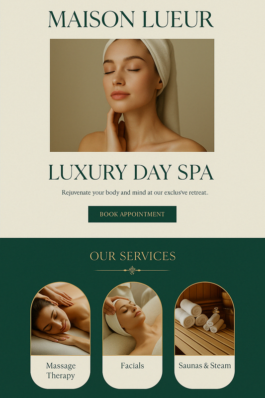 Maison Lueur Spa Mockup