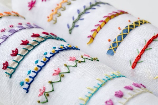 Monogram Simple Seed Stitch Embroidery Designs