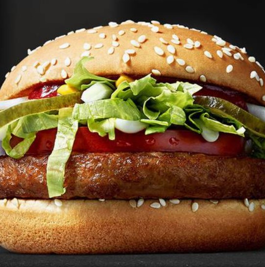 Menú hamburguesa vegetal