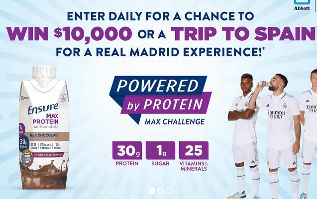 Enter to Win Cash, Trip, and More in Ensure Sweepstakes Enter to Win Cash, Trip, and More in Ensure Sweepstakes