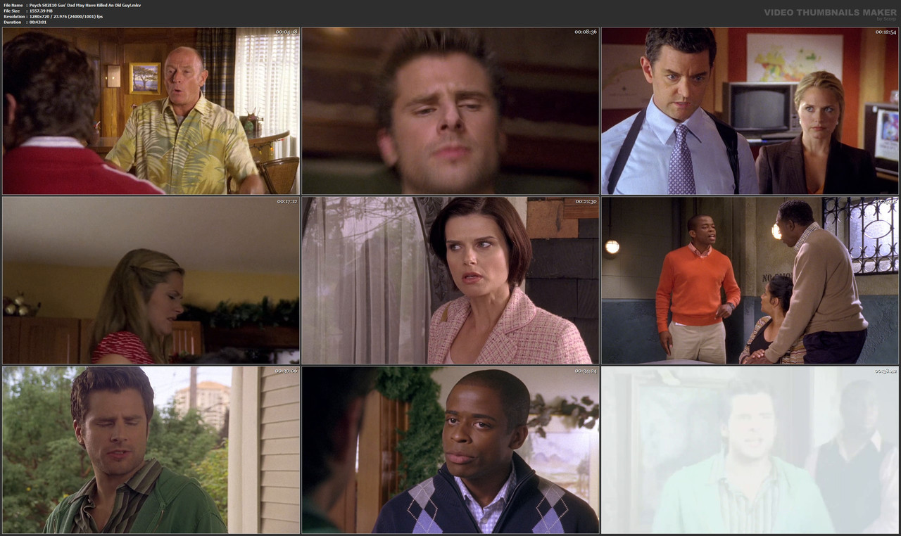 Psych S02E10 Gus' Dad May Have Killed An Old Guy!.mkv