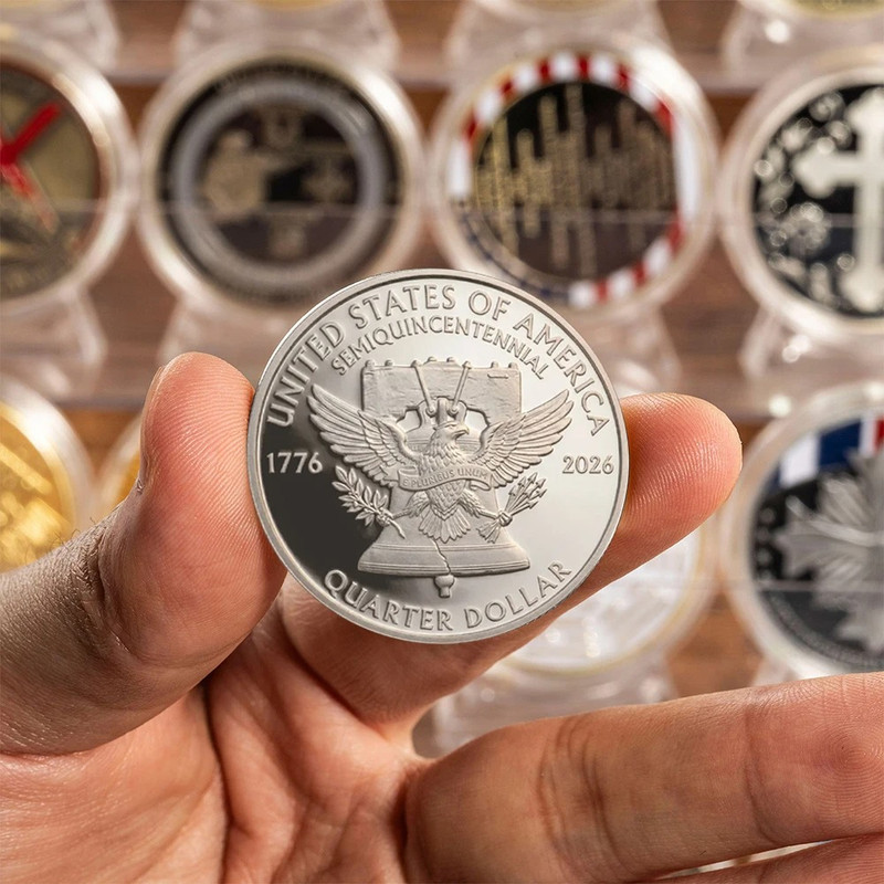 1776–2026 America 250th Anniversary Commemorative Washington Coin