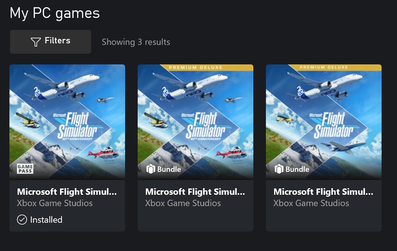 I can't download Microsoft flight sim 40 anniversary edition. It
