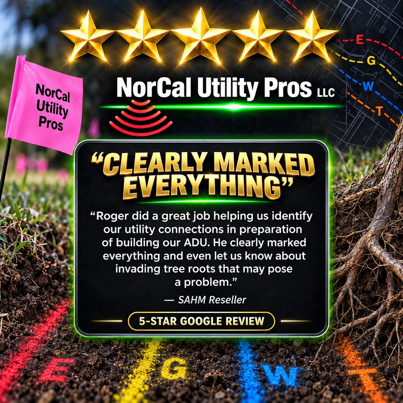 NorCal Utility Pros Review and Underground Markings