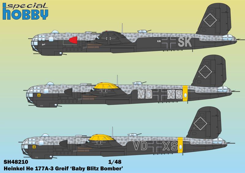1/48 - Heinkel He-177A Greif by Special Hobby/MPM - re-released