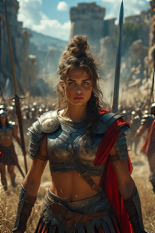 Greek-Warrior-Female-Spears-Sw-5