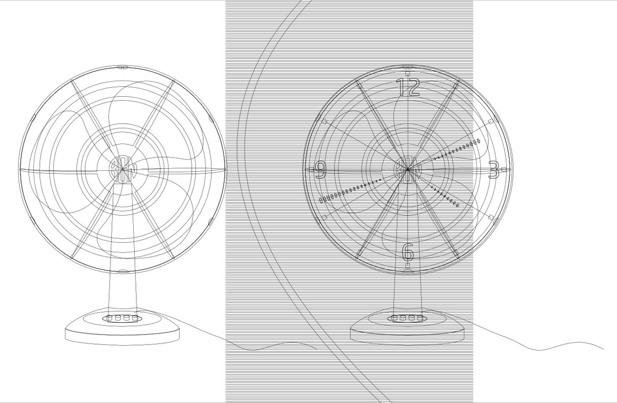 Ventilateur mode fil