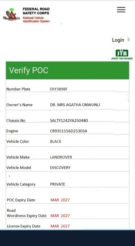 FRSC POC